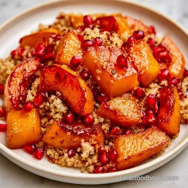 Ensalada Quinoa Y Calabaza para 2 Tarjeta de receta