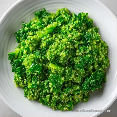 Ensalada Quinoa Pesto Kale para 4 Personas Tarjeta de receta