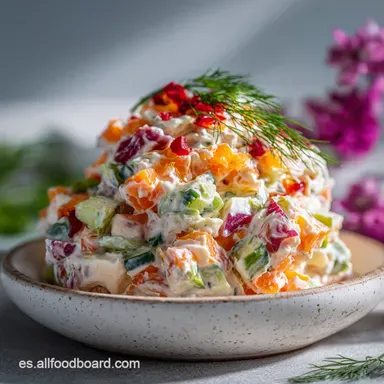Ensaladilla De Patatas: Total 40 Min Tarjeta de receta