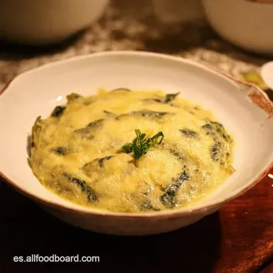 Espinacas a la Crema Receta F&aacute;cil Como la de la Abuela Tarjeta de receta