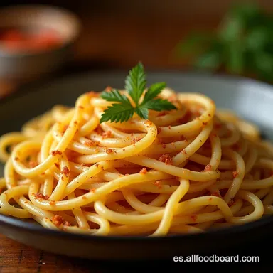 Fideos Franceses Salteados Postre Crujiente de 25 Minutos Tarjeta de receta