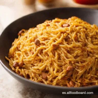 Fideos de Cacahuete en 5 Minutos Receta S&uacute;per R&aacute;pida Tarjeta de receta