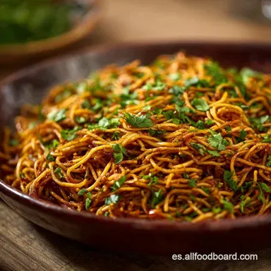 Receta con fideos: Fideos Secos de Abuela y Sofrito Rostizado Tarjeta de receta