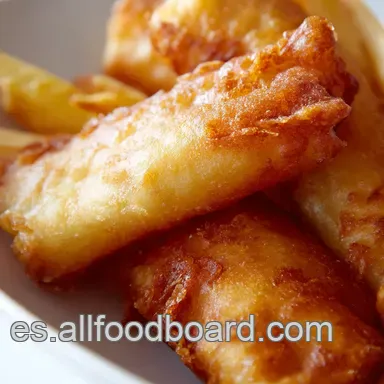 Fish and Chips a la Espa&ntilde;ola: &iexcl;Crujiente y con Sabor! Tarjeta de receta