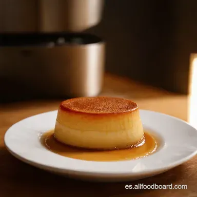 Flan de Caf&eacute; Cremoso El Postre Estrella Que Siempre Triunfa Tarjeta de receta