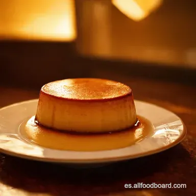 Flan de Caf&eacute; Facil&iacute;simo El Secreto de la Abuela Tarjeta de receta