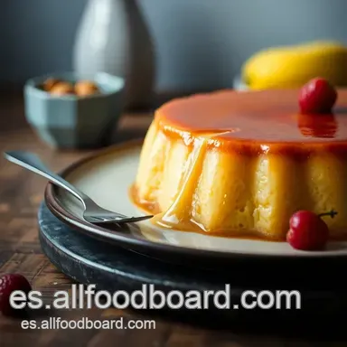 Flan de Leche Evaporada: &iexcl;El Postre Cremoso de Abuela! Tarjeta de receta