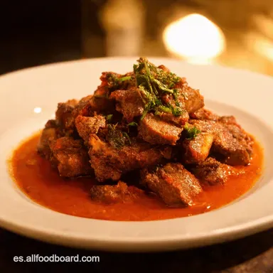 Fricand&oacute; de Ternera Mi Secreto para un Guiso Catal&aacute;n Perfecto Tarjeta de receta