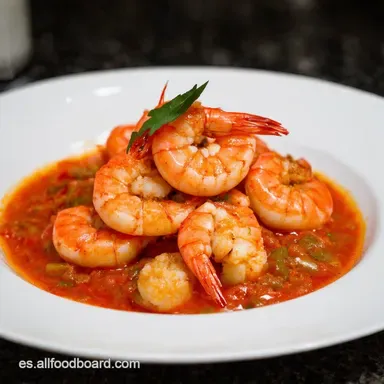Gambas con Salsa de Langosta Receta China F&aacute;cil Tarjeta de receta