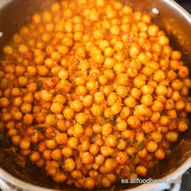 Garbanzos Marineros Argui&ntilde;ano Receta F&aacute;cil con Sabor Tarjeta de receta