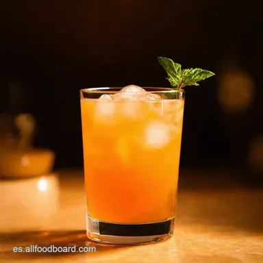 Gin Fizz La Receta Cl&aacute;sica con un Toque M&aacute;gico Tarjeta de receta