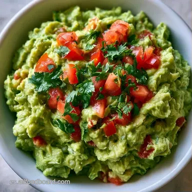 Guacamole Casero en 15 Minutos Tarjeta de receta