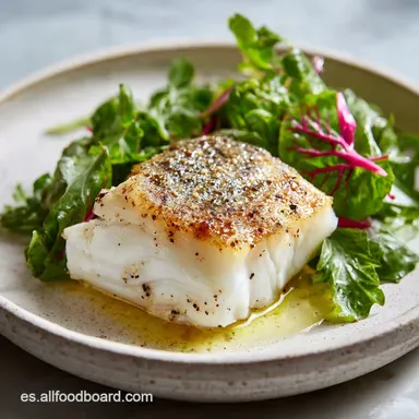 Bacalao Desalado: Gu&iacute;a de Tiempo y Leche Tarjeta de receta