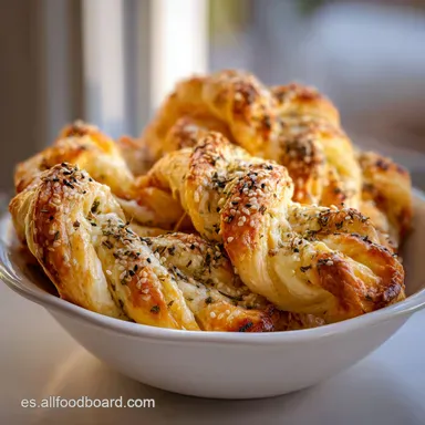Hojaldre de Queso en 25 Minutos Tarjeta de receta