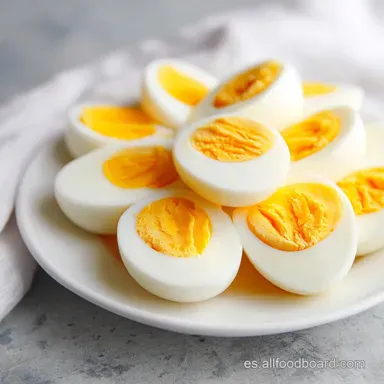 Receta para Cocer Huevos Duros y Pelarlos Bien Tarjeta de receta