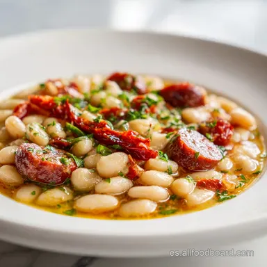 Judías Blancas con Chorizo para 4 Personas