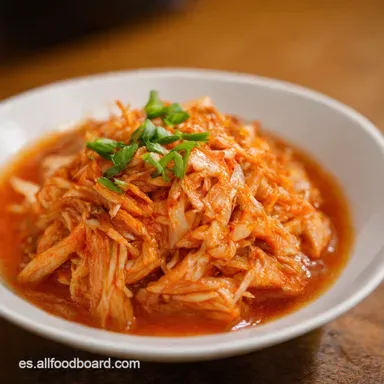 Kimchi Fresco Listo Ya Baechu Receta Coreana Express Tarjeta de receta