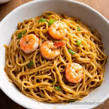 Shrimp Lo Mein Recipe Just Como el de tu Chino Favorito Tarjeta de receta
