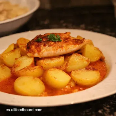 Lubina al Horno con Patatas Receta F&aacute;cil y Mediterr&aacute;nea Tarjeta de receta