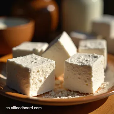 Malvaviscos Caseros Receta F&aacute;cil y Esponjosa Tarjeta de receta