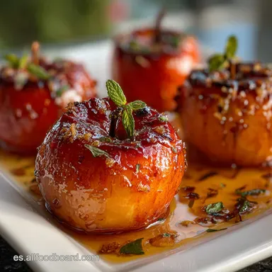 Manzanas al Horno: Caramelizadas con Vino Dulce Tarjeta de receta