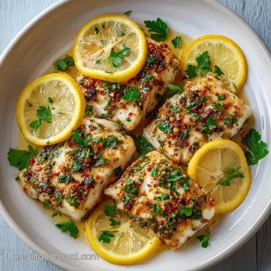 Merluza A La Plancha Con Lim&oacute;n Tarjeta de receta