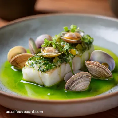 Receta de Merluza en Salsa Verde: Sedosa Tarjeta de receta