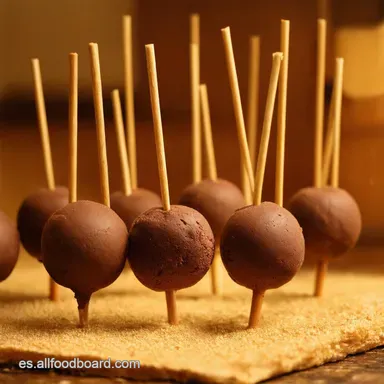 Cake Pops Caseros F&aacute;ciles Receta Fiesta Total Tarjeta de receta