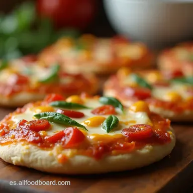 Mini Pizzas Nube Sorprende a los nios con esta receta f&aacute;cil Tarjeta de receta