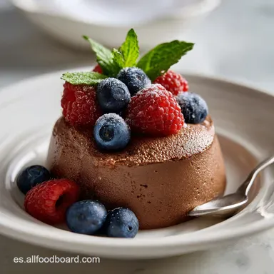 Mousse De Chocolate Francesa Para 6 Porciones Tarjeta de receta