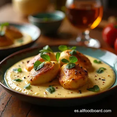 CREMA DE MUSLOS LA MEJOR Receta Secreta de la Abuela Jugosidad Garantizada Tarjeta de receta