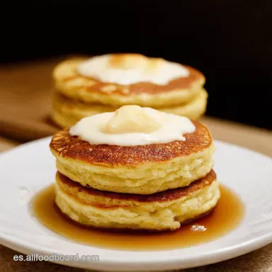 Souffl&eacute; Pancakes Japoneses Nubes Esponjosas Que Enamoran Tarjeta de receta