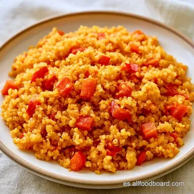 Paella de Quinoa para 4 Personas Tarjeta de receta