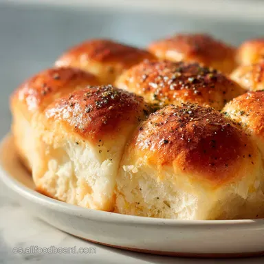 Pancitos de Ajo al Horno en 58 Minutos Tarjeta de receta