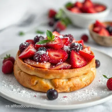 Panacota Casera: Receta Italiana Cremosa con Frutos Rojos Tarjeta de receta