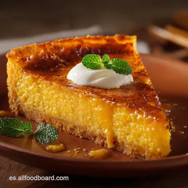 Pastel de Ma&iacute;z con Curau: Receta Cremosa de Tarta de Choclo Tarjeta de receta