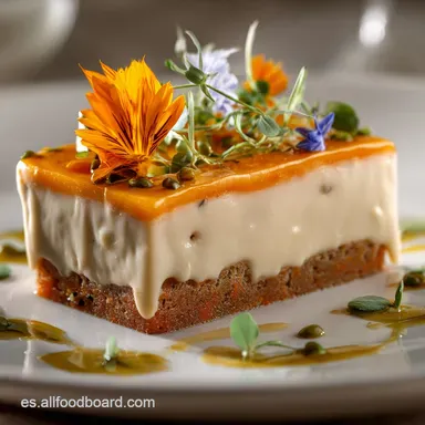 Pastel de Zanahoria: Receta H&uacute;meda y Esponjosa con Glaseado Crema Tarjeta de receta