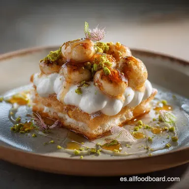 Pastel Nube Receta Esponjosa y S&uacute;per Cremosa Tarjeta de receta