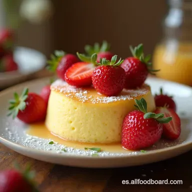 Pastel Nube de Fresa Receta Esponjosa y Cremosa Postre de Verano Tarjeta de receta