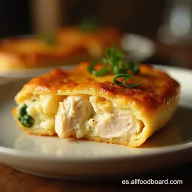 Pastel de Pollo sin Harina Cremoso y Keto Sabor a Casa Tarjeta de receta
