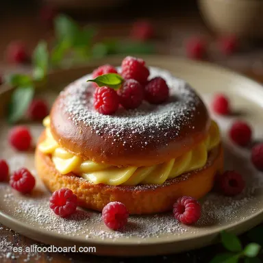Pastel Relleno de Chocolate Bizcocho H&uacute;medo con Ganache Sedoso Tarjeta de receta