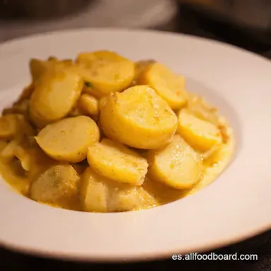 Patatas con Bacalao a la Riojana Receta de la Abuela Tarjeta de receta