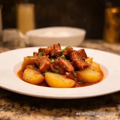 Patatas con Costillas a la Riojana: &iexcl;Receta de la Abuela! Tarjeta de receta