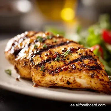 Receta F&aacute;cil Pechugas de Pollo Fileteadas en 15 Min Tarjeta de receta