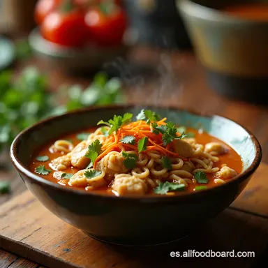 Pho de Pollo Casero Sabor Vietnamita en tu Olla Tarjeta de receta