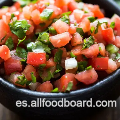 Pico de Gallo: &iexcl;Mi Secreto para la Salsa Fresca Perfecta! Tarjeta de receta