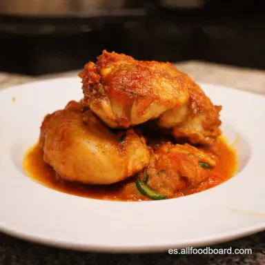 Pollo a la Brasa Casero Mi Secreto Peruano al Horno Tarjeta de receta