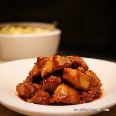 Pollo Adobo Filipino Mi Secreto para un Sabor Aut&eacute;ntico Tarjeta de receta