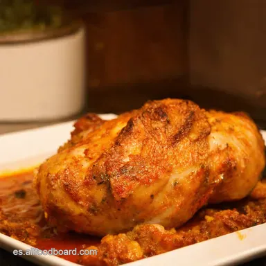 Pollo al Horno Receta F&aacute;cil y Jugosa Como la de la Abuela Tarjeta de receta