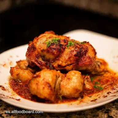 Pollo Asado al Horno El Secreto de la Abuela Jugos&iacute;simo Tarjeta de receta